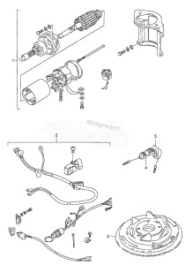 DT40 From 04003K-371001 ()  2003 drawing OPT : STARTING MOTOR