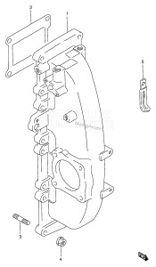 DT140 From 14003-861001 ()  1998 drawing INTAKE MANIFOLE (DT115S /​ DT140EPI)