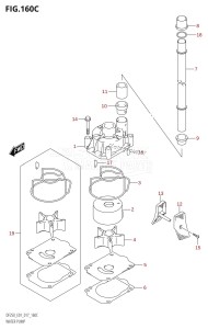 DF225T From 22503F-710001 (E01 E40)  2017 drawing WATER PUMP (DF200Z:E01)