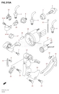 DF250 From 25001F-510001 (E01 E40)  2005 drawing SENSOR