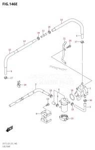 DF150 From 15002F-510001 (E01 E40)  2015 drawing FUEL PUMP (DF150Z:E01)