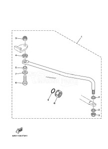 F20BEP drawing STEERING-ATTACHMENT