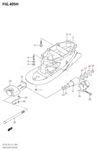 DF200 From 20002F-210001 (E03)  2012 drawing DRIVE SHAFT HOUSING (DF250ST:E03:L-TRANSOM)