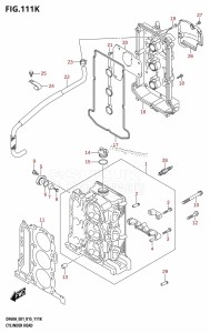 DF60A From 06002F-510001 (E01 E40)  2015 drawing CYLINDER HEAD (DF60AQH:E40)