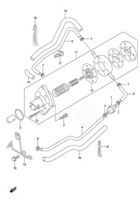 Outboard DF 9.9 drawing Fuel Pump