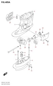 DF90A From 09003F-140001 (E11 E40)  2021 drawing DRIVE SHAFT HOUSING (DF70A,DF90A,DF100B)