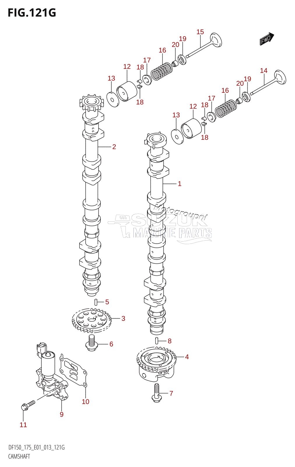 CAMSHAFT (DF175Z:E01)