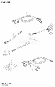 DF60A From 06002F-310001 (E01 E40)  2013 drawing OPT:HARNESS (DF40AQH:E01)