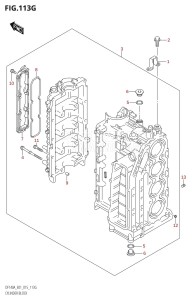 DF140A From 14003F-510001 (E40)  2015 drawing CYLINDER BLOCK (DF140AT:E40)