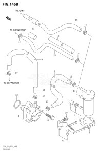 09001F-880001 (2008) 90hp E01-Gen. Export 1 (DF90TK8) DF90 drawing FUEL PUMP (DF90T:(K6,K7,K8),DF100T,DF115T:(K6,K7,K8,K9,K10,011),DF115Z)