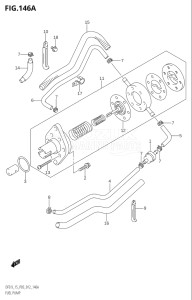 00993F-110001 (2011) 9.9hp P03-U.S.A (DF9.9T  DF9.9TH) DF9.9 drawing FUEL PUMP (DF9.9T:P03)