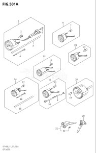 11506Z-240001 (2022) 115hp E11 E40-Gen. Export 1-and 2 (DF115BZ  DF115BZ) DF115BZ drawing OPT:METER (E11)