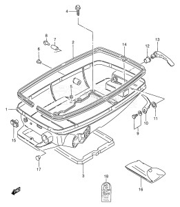 DT8S From 0801-131001 ()  1991 drawing LOWER COVER