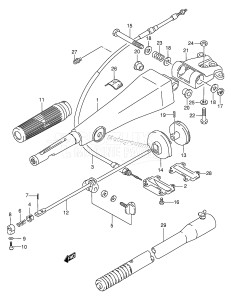 DT65 From 06502-131001 ()  1991 drawing HANDLE (DT55HTC)