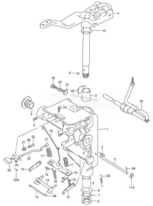 DT60 From 06002-461001 ()  1994 drawing SWIVEL BRACKET (DT60WM)