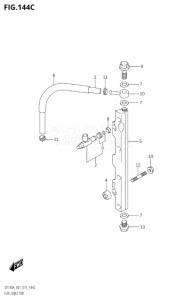 10003F-510001 (2005) 100hp E01-Gen. Export 1 (DF100AT) DF100A drawing FUEL INJECTOR (DF115AT:E40)