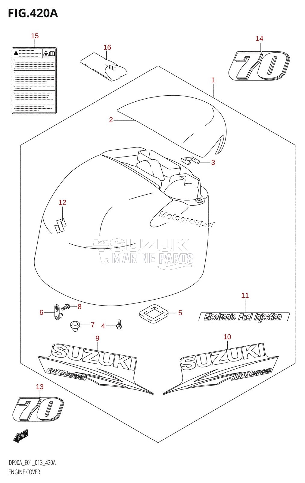 ENGINE COVER (DF70A:E01)