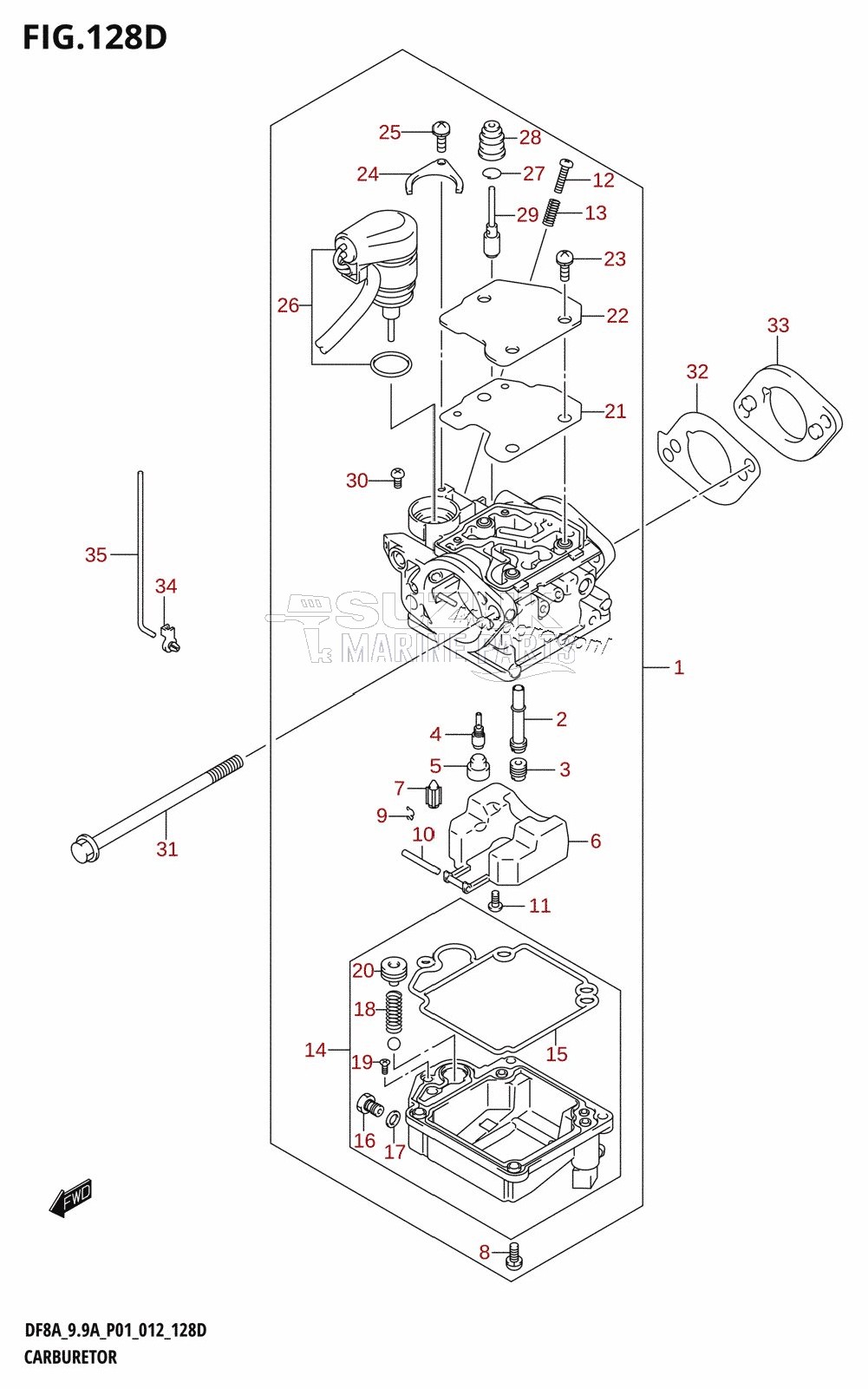 CARBURETOR (DF9.9AR:P01)