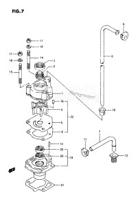 DT9.9C From 00994-231001 ()  1992 drawing WATER PUMP