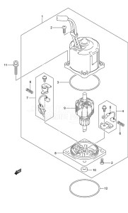 DF 300AP drawing PTT Motor