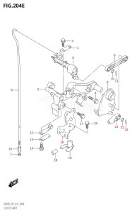 04003F-510001 (2005) 40hp E01 E13-Gen. Export 1 -  SE  Asia (DF40A  DF40AQH  DF40AST  DF40ATH) DF40A drawing CLUTCH SHAFT (DF50A:E01)