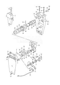 Outboard DF 150 drawing Top Mount Single (2)