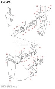 02504F-710001 (2017) 25hp P01-Gen. Export 1 (DF25A  DF25AR  DF25AT  DF25ATH) DF25A drawing OPT:REMOTE CONTROL ASSY SINGLE (2) (DF25AT:P01)