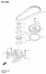 DF15A From 01504F-040001 (P03)  2020 drawing TIMING BELT