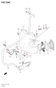 DF40 From 04001F-421001 (E01)  2004 drawing SILENCER (K6,K7,K8,K9,K10)