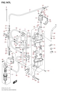 DF200 From 20002F-510001 (E01 E40)  2005 drawing FUEL PUMP /​ FUEL VAPOR SEPARATOR (DF250Z:E01)