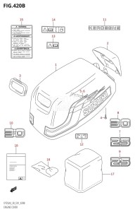 DT25 From 02501K-780001 (E36)  2007 drawing ENGINE COVER