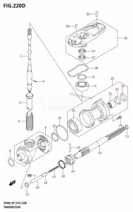 DF40A From 04004F-410001 (E34-Italy)  2014 drawing TRANSMISSION (DF40AST:E34)