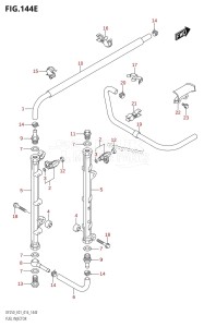 DF250Z From 25003Z-610001 (E40)  2016 drawing FUEL INJECTOR (DF225T:E01)