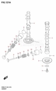 DF50A From 05003F-040001 (E01 E03 E11)  2020 drawing CAMSHAFT