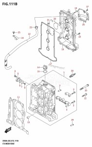 DF40A From 04003F-510001 (E03)  2015 drawing CYLINDER HEAD (DF50A:E03)