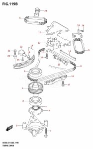 DF250 From 25003F-340001 (E11 E40)  2023 drawing TIMING CHAIN (DF250ST)