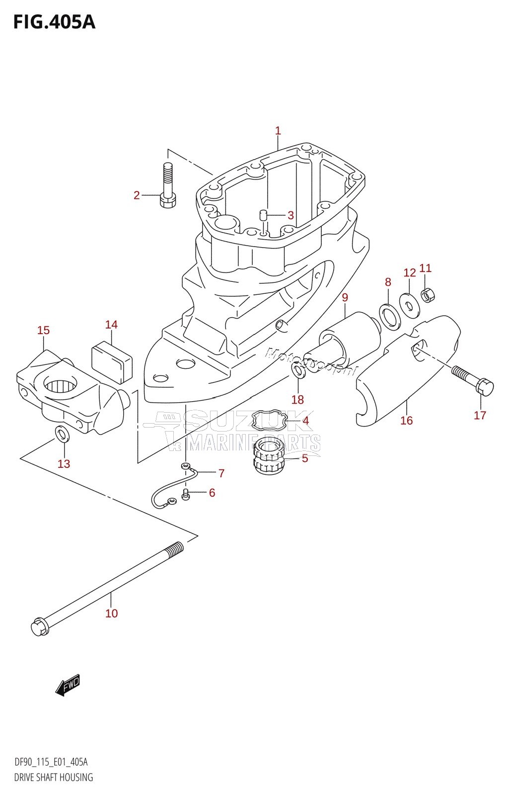 DRIVE SHAFT HOUSING