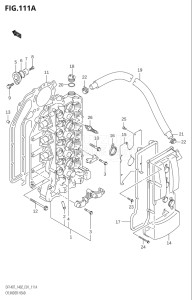 14002Z-110001 (2011) 140hp E01 E40-Gen. Export 1 - Costa Rica (DF140WZ  DF140Z) DF140 drawing CYLINDER HEAD