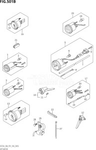 02504F-610001 (2016) 25hp P01-Gen. Export 1 (DF25A  DF25AR  DF25AT  DF25ATH) DF25A drawing OPT:METER (DF25AT:P01)