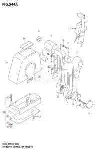 DF60A From 06003F-040001 (E01 E03 E11 E40)  2020 drawing OPT:REMOTE CONTROL ASSY SINGLE (1)