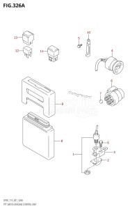 DF115T From 11501F-510001 (E01 E40)  2005 drawing PTT SWITCH /​ ENGINE CONTROL UNIT (K1,K2,K3)