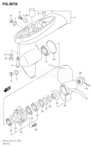 DF4A From 00403F-710001 (P01)  2017 drawing GEAR CASE