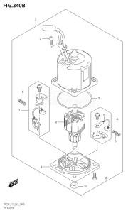 25003F-240001 (2022) 250hp E11 E40-Gen. Export 1-and 2 (DF250T  DF250T) DF250 drawing PTT MOTOR (X-TRANSOM,XX-TRANSOM)