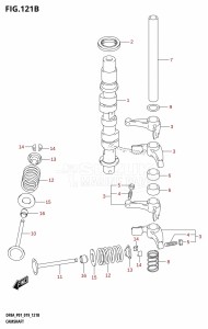 DF9.9A From 00994F-910001 (P01)  2019 drawing CAMSHAFT (DF8AR,DF9.9AR)