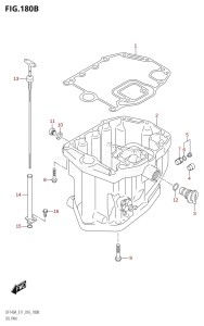 DF115A From 11503F-610001 (E01 E03 E11 E40)  2016 drawing OIL PAN (DF115AT:E11)