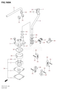 DF70 From 07001F-151001 (E01 E40)  2001 drawing WATER PUMP (W,X,Y,K1,K2,K3,K4,K5,K6,K7)