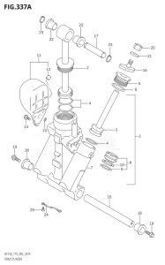 15001Z-680001 (2006) 150hp E03-USA (DF150ZK6) DF150Z drawing TRIM CYLINDER