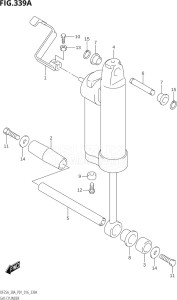 03003F-610001 (2016) 30hp P01 P40-Gen. Export 1 (DF30A  DF30AQ  DF30AR  DF30AT  DF30ATH  DT30  DT30R) DF30A drawing GAS CYLINDER (DF30AQ:P01)