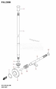 DF2.5 From 00252F-440001 (P03 )  2024 drawing DRIVE SHAFT (L-TRANSOM)