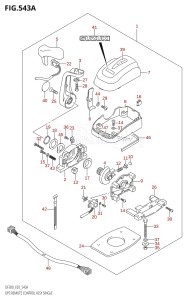 DF300Z From 30001Z-880001 (E03)  2008 drawing OPT:REMOTE CONTROL ASSY SINGLE (K7)